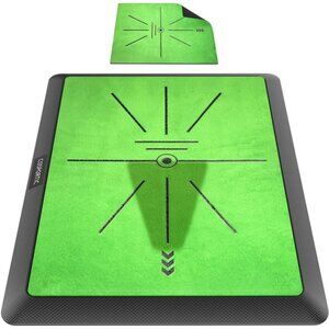 Golf Hitting Mat,Golf Training Mat for Swing Path Feedback Detection Batting